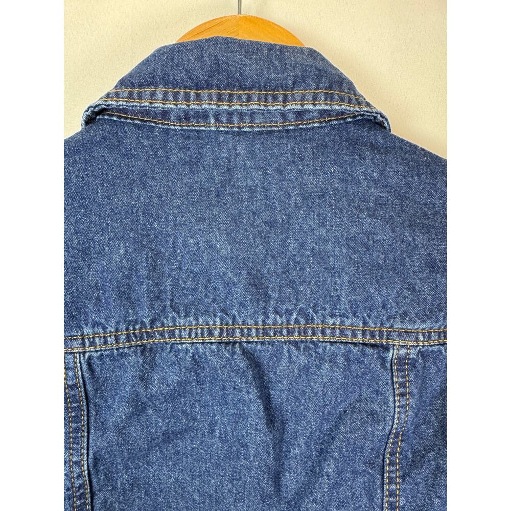 Frye Denim Shirt Dress Women XS Western Coastal Cowgirl Utility Mini Pockets - Picture 12 of 14